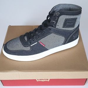 LEVI'S MEN'S HI TOP SNEAKER SHOE SIZE 9